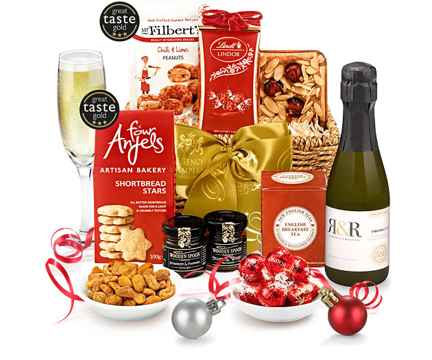 Sleighbell Hamper With Prosecco